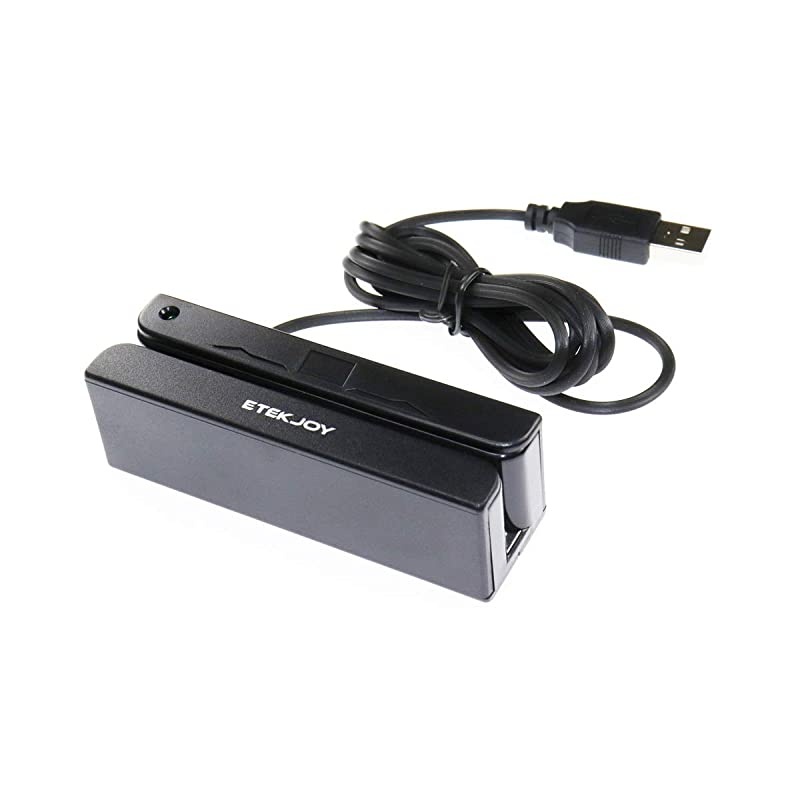 USB 3Track Magnetic Stripe Card Reader POS Credit Card Reader Swiper MagStripe Swipe Card Reader ETMSR90