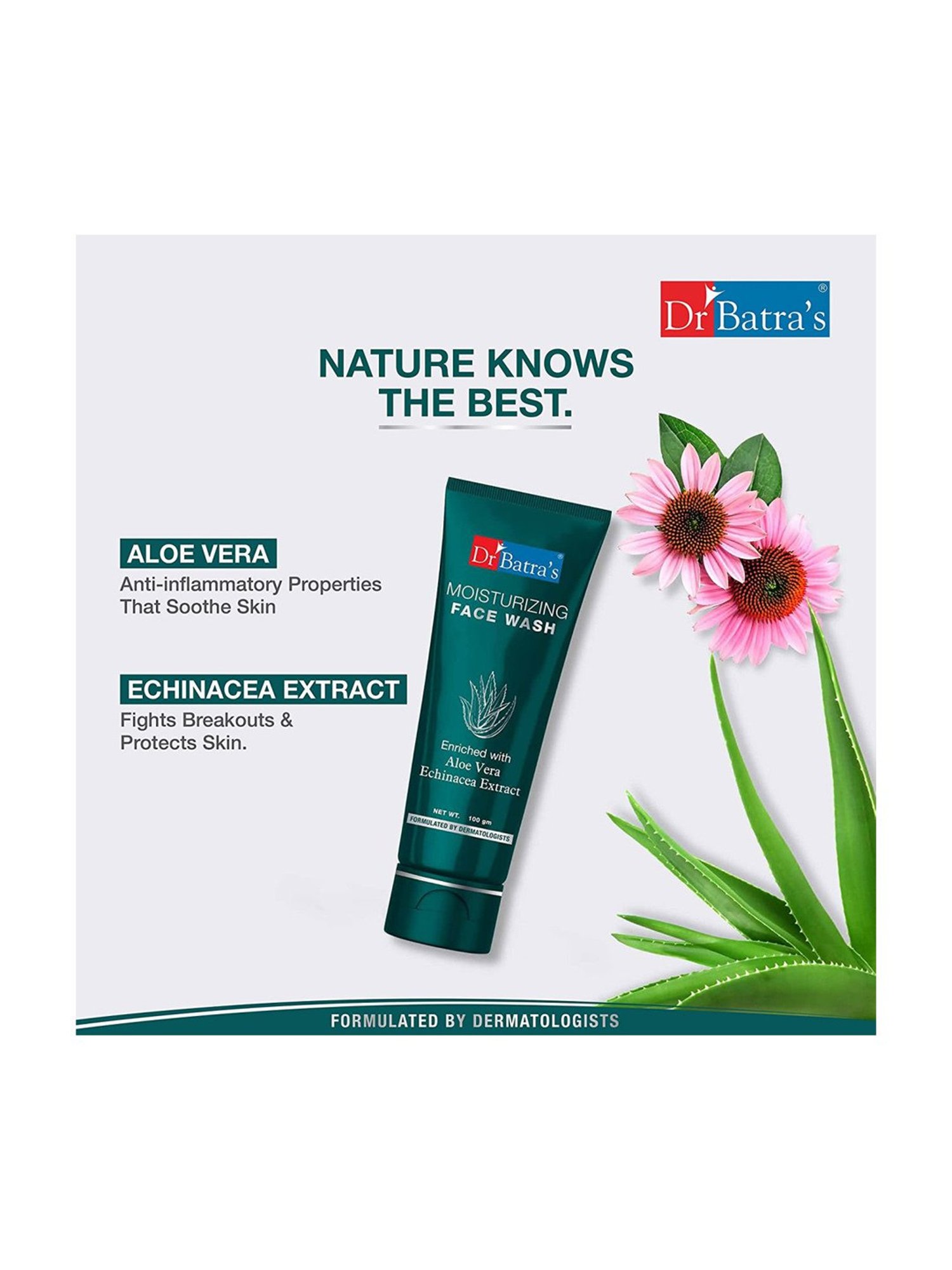 Dr. Batra's Face Wash Moisturizing - 100 gm