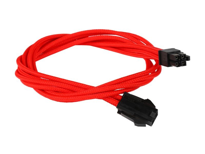 Phanteks PH-CB4P_RD 1.64 ft. (0.50 m) 4 Pin M/B Premium Sleeved Extension Cable