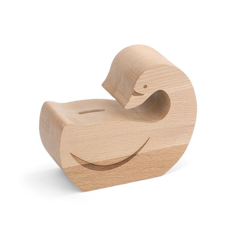 DEMDACO Natural Baby - Swan Bank 6 x 4 - Brown