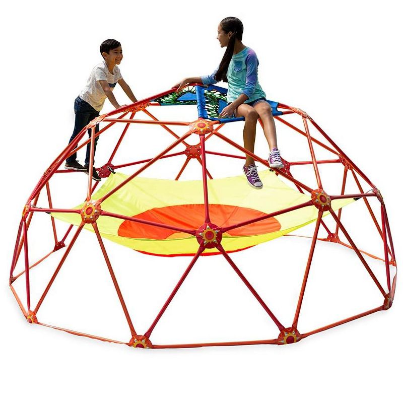 Funphix Climbing Gym Jungle Construction Buildable Indoor Outdoor Kids STEM Learning Toy Set Play Structure for Ages 2 through 12 Years, Multicolor