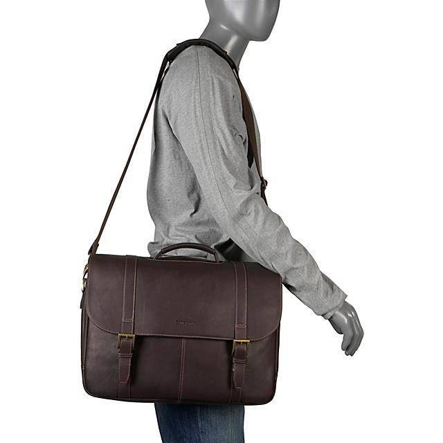 Samsonite Columbian Leather Flapover Laptop Case