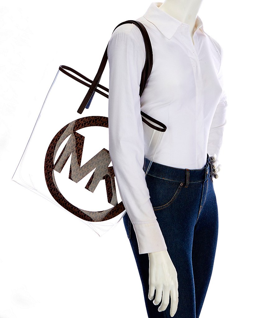 Michael Kors Signature Large North South Tote Bag