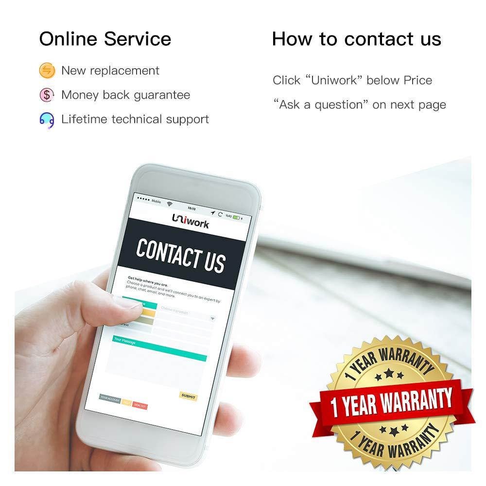 Uniwork Compatible Ink Cartridge Replacement for Canon PGI-225 CLI-226 PGI225 CLI226 use for Pixma MX882 MX892 MG5320 MG6120 MG6220 MG5220 MG8220 MG8120 IX6520 IP4820 IP4920 Printer, 16 Pack