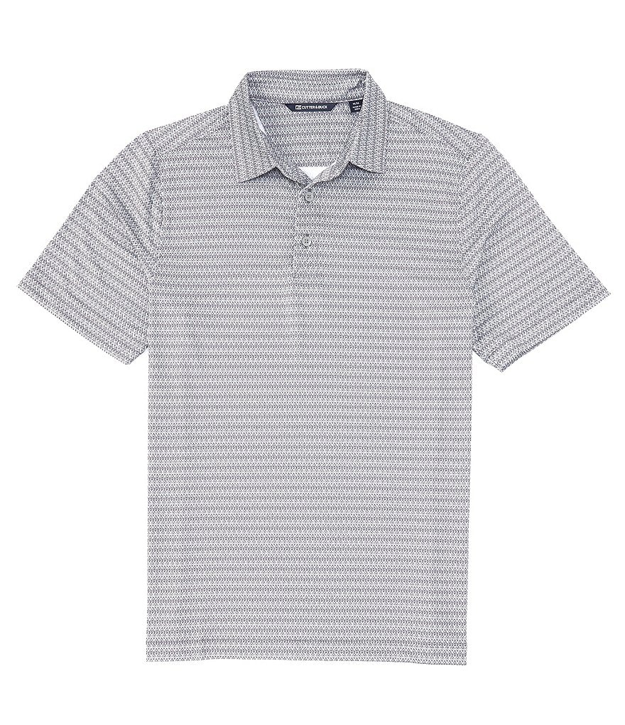 Cutter & Buck Pike Zig Zag Print Short-Sleeve Polo