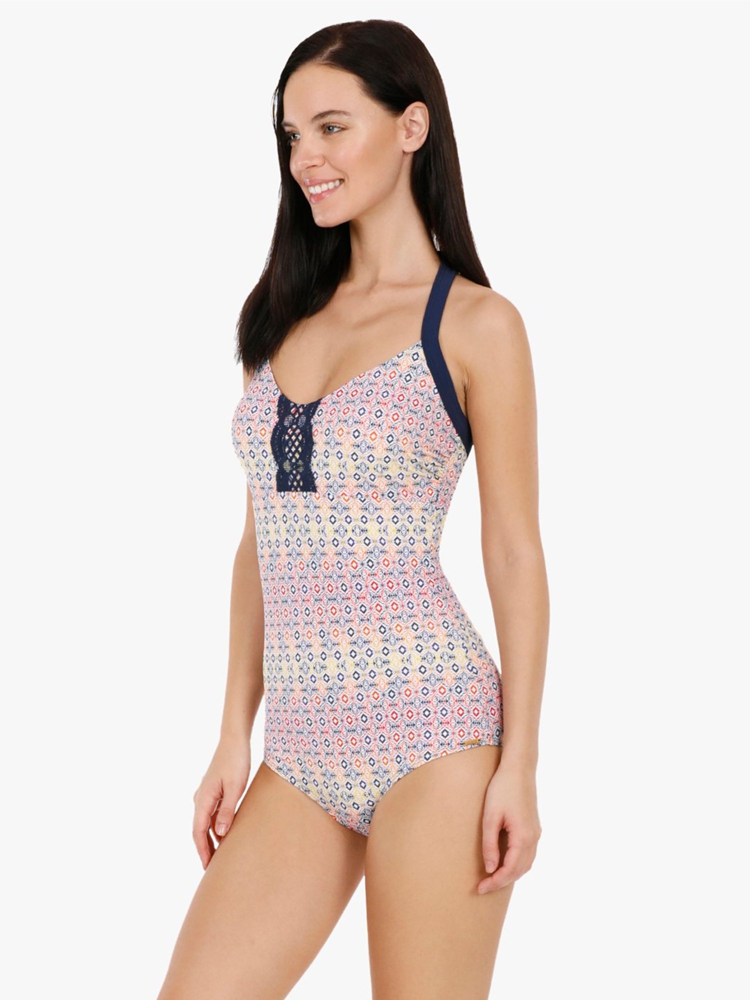 Amante Multicolor Printed Swim Dress