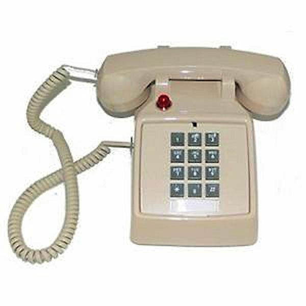 Cortelco ITT-2500-57MD-ASH 250044-VBA-57MD Desk w/ Message Waiting