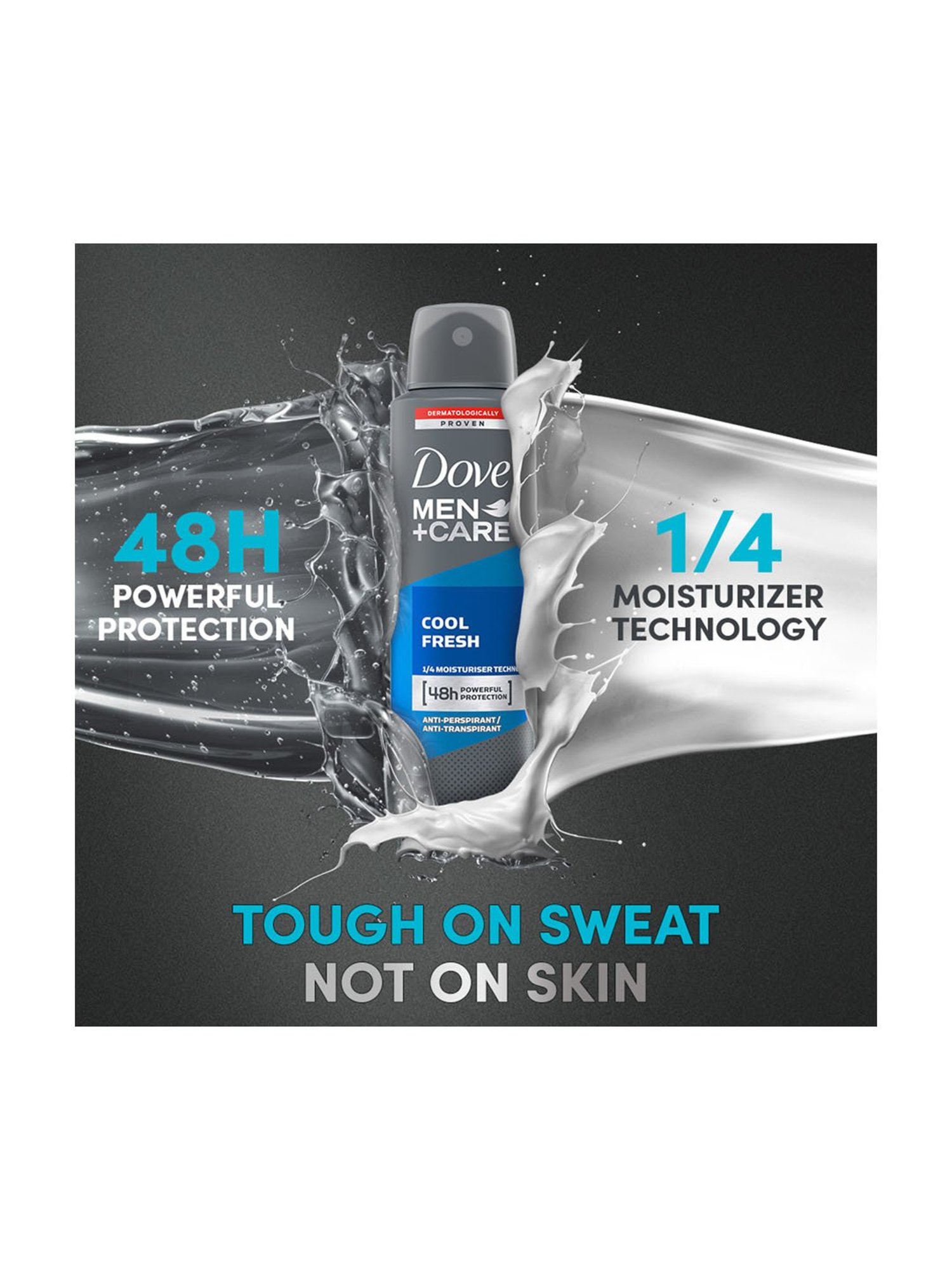 Dove Men+Care Cool Fresh Anti-Perspirant Deodorant - 150 ml
