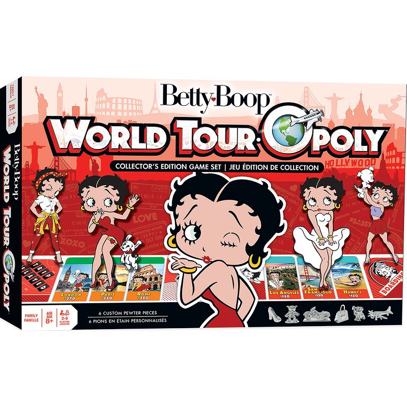 MasterPieces Betty Boop - World Tour Opoly Board Game