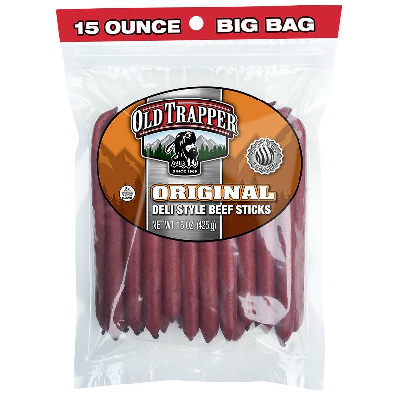 Old Trapper Original Deli Style Beef Sticks - 15oz