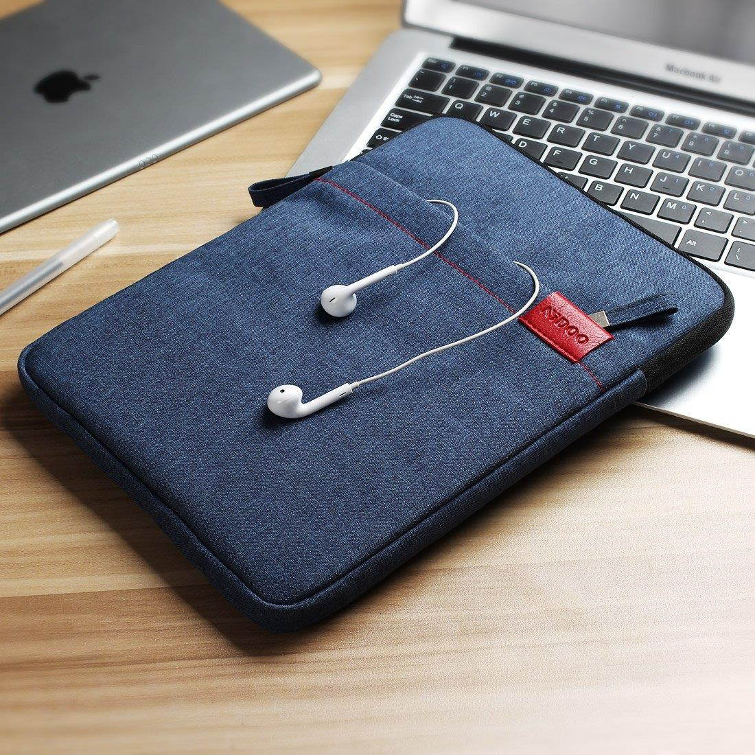 iPad Pro 10.5 Case, Tablet Sleeve Case for 10.5 Inch iPad Pro / 9.7 inch New iPad/iPad Air 2 / iPad 4, 3, 2 / Samsung Galaxy Tab 10.1 Inch Protective Travel Pouch Bag Water Repellent, Blue