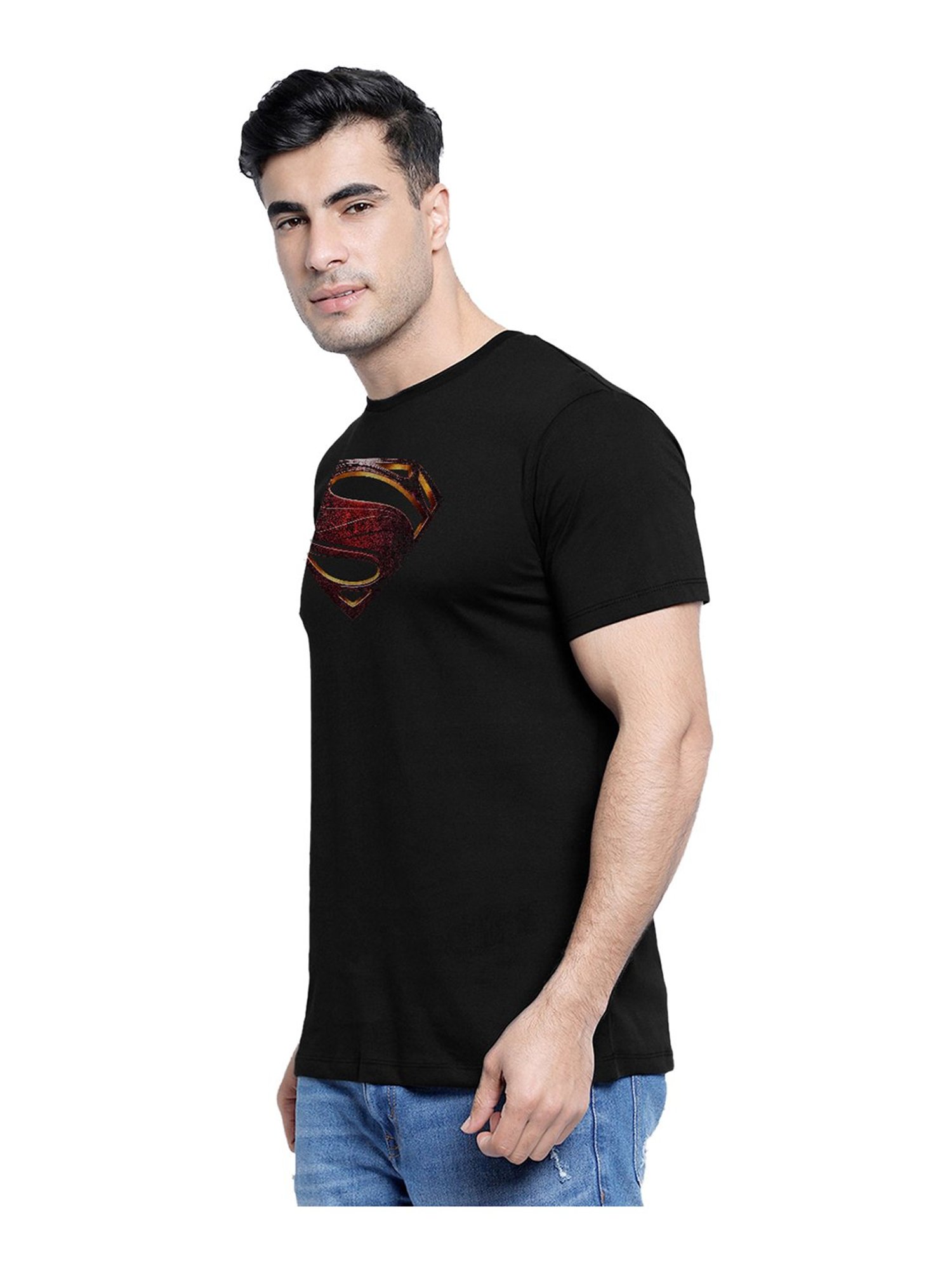Free Authority Justice League Printed Regular Fit T-Shirt