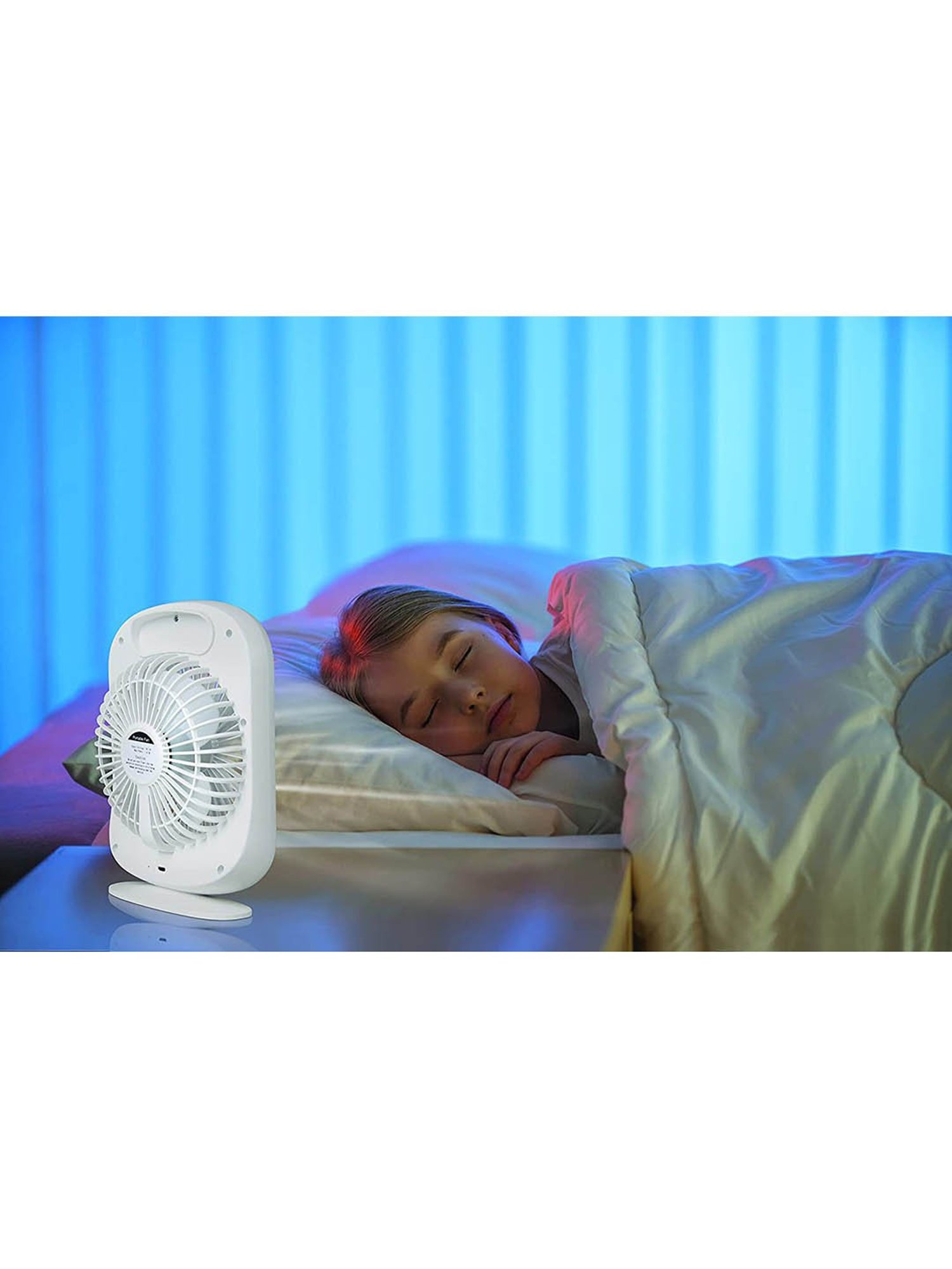 EcoLink Comfy 913715149801 Rechargeable Fan (White)