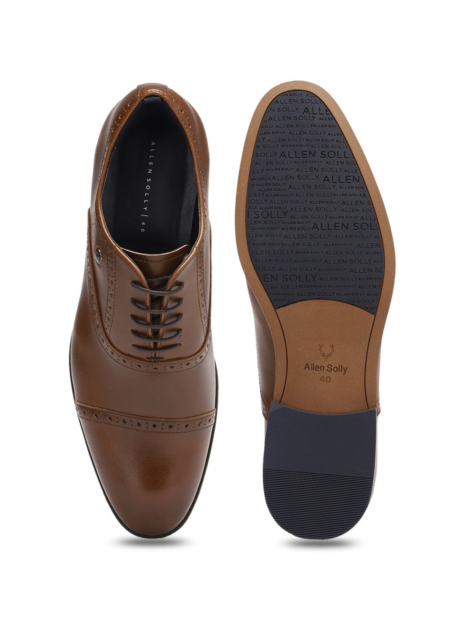 Allen Solly Men's Brown Oxford Shoes