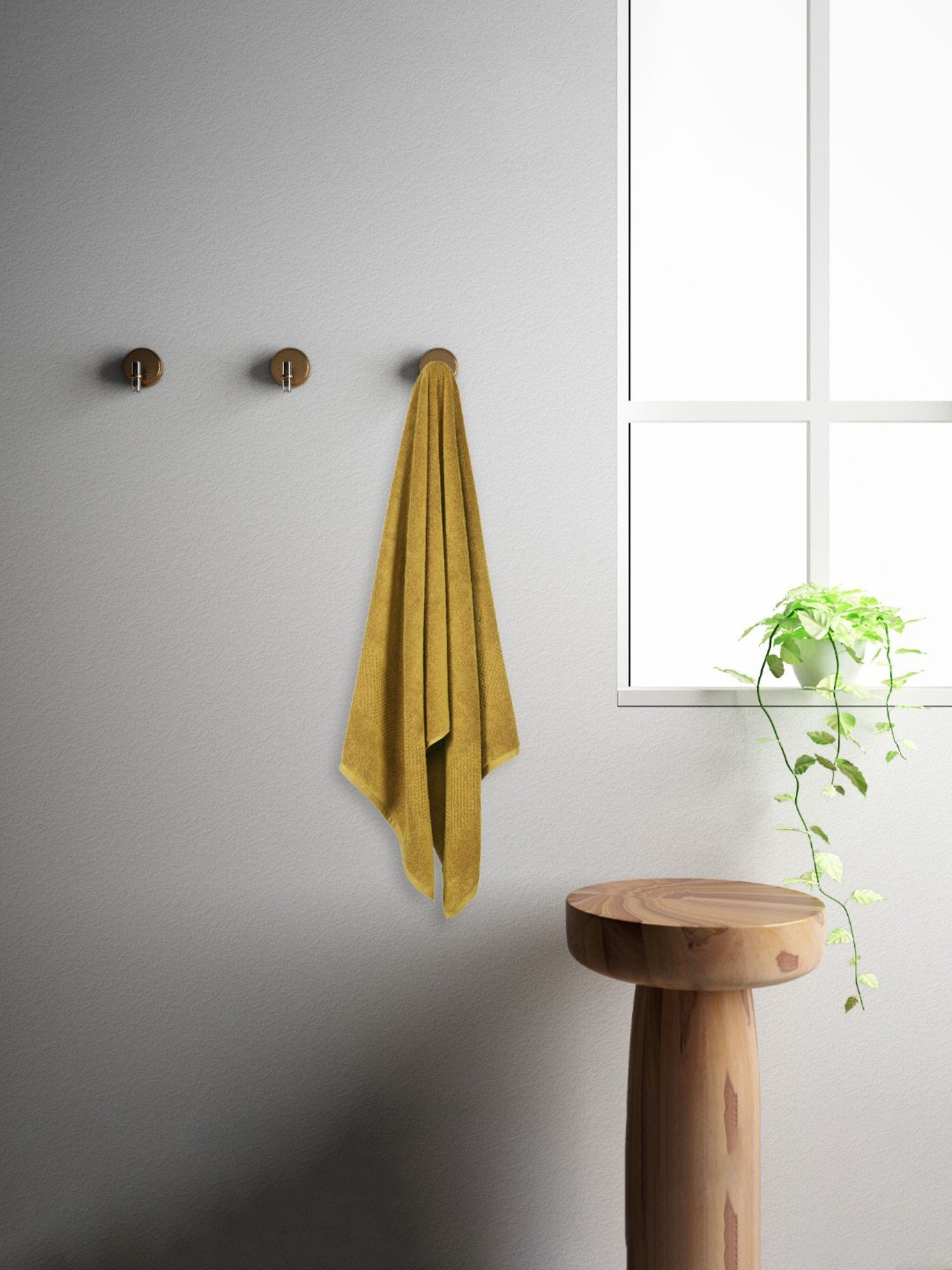 Spaces Swift Dry Gold 450 GSM Cotton Bath Towel