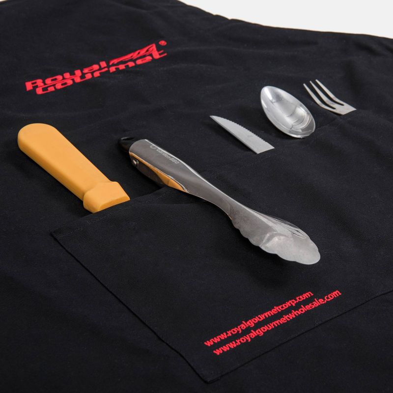 Adjustable Chef Apron with Tool Pockets AP1000 - Royal Gourmet