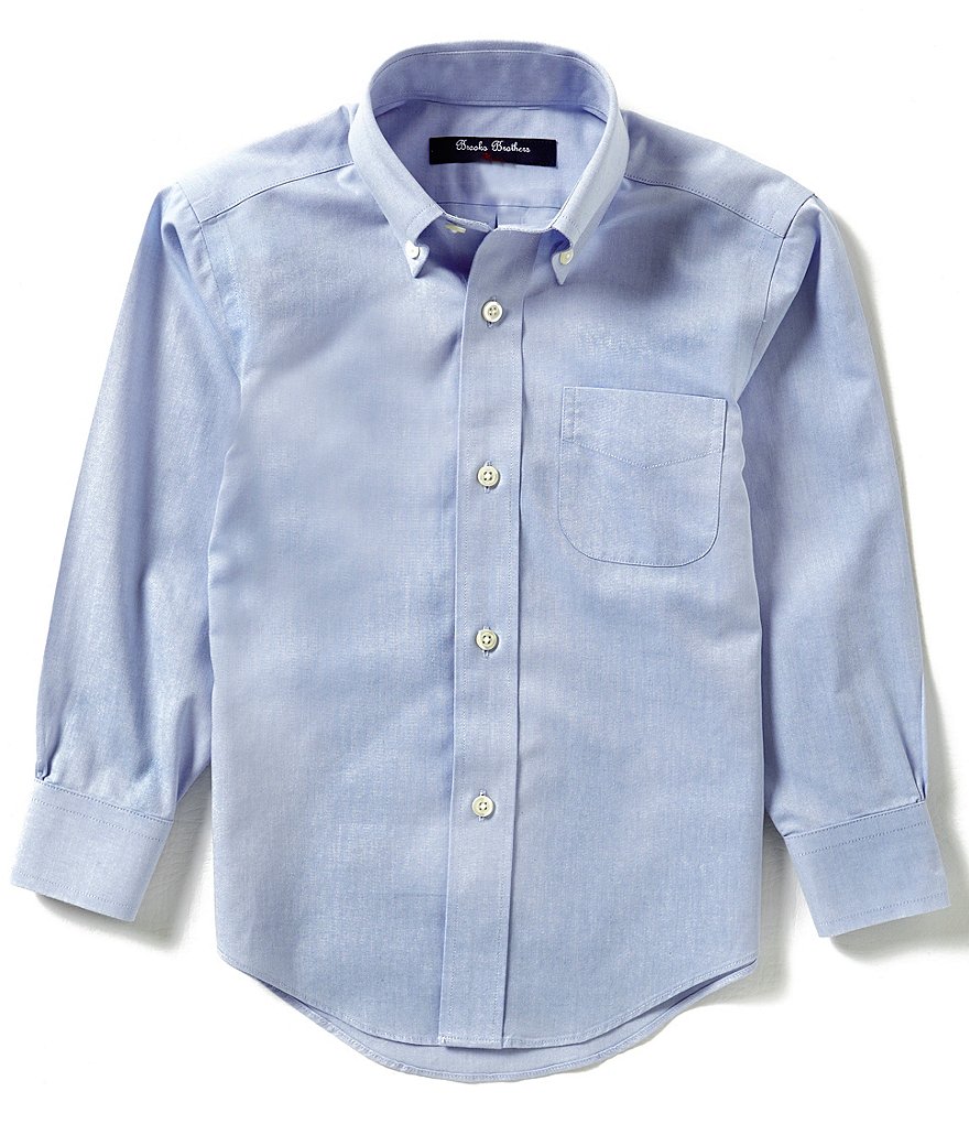 Brooks Brothers Little/Big Boys 4-20 Non-Iron Broadcloth Plaid Dress Shirt