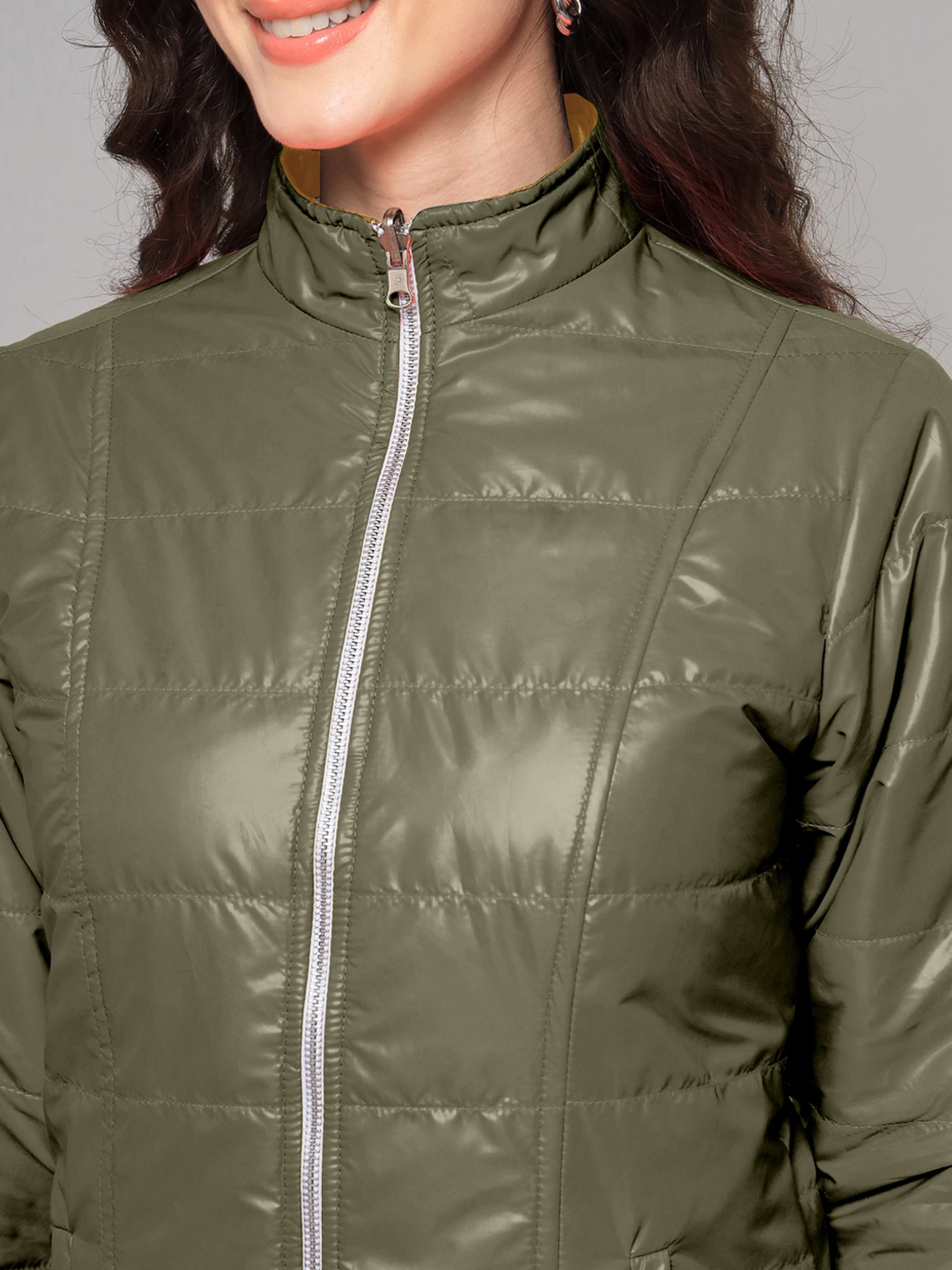 PURYS Green & Yellow Reversible Jacket