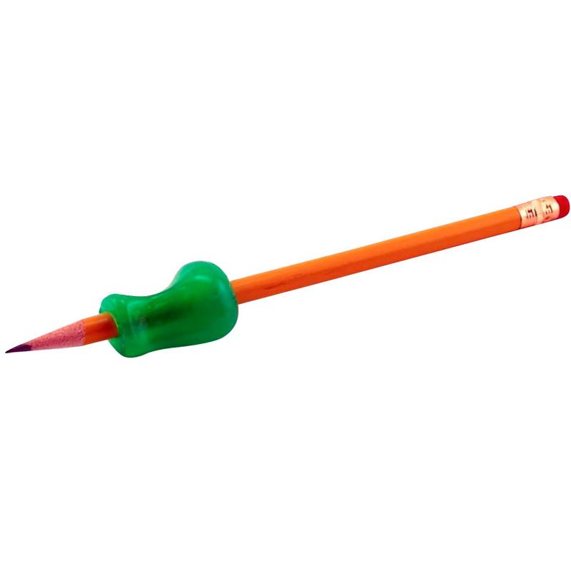 The Pencil Grip Inc Standard Pencil Grip, 1-1/2 x 4 x 6 Inches, Assorted Neon Colors, pk of 12