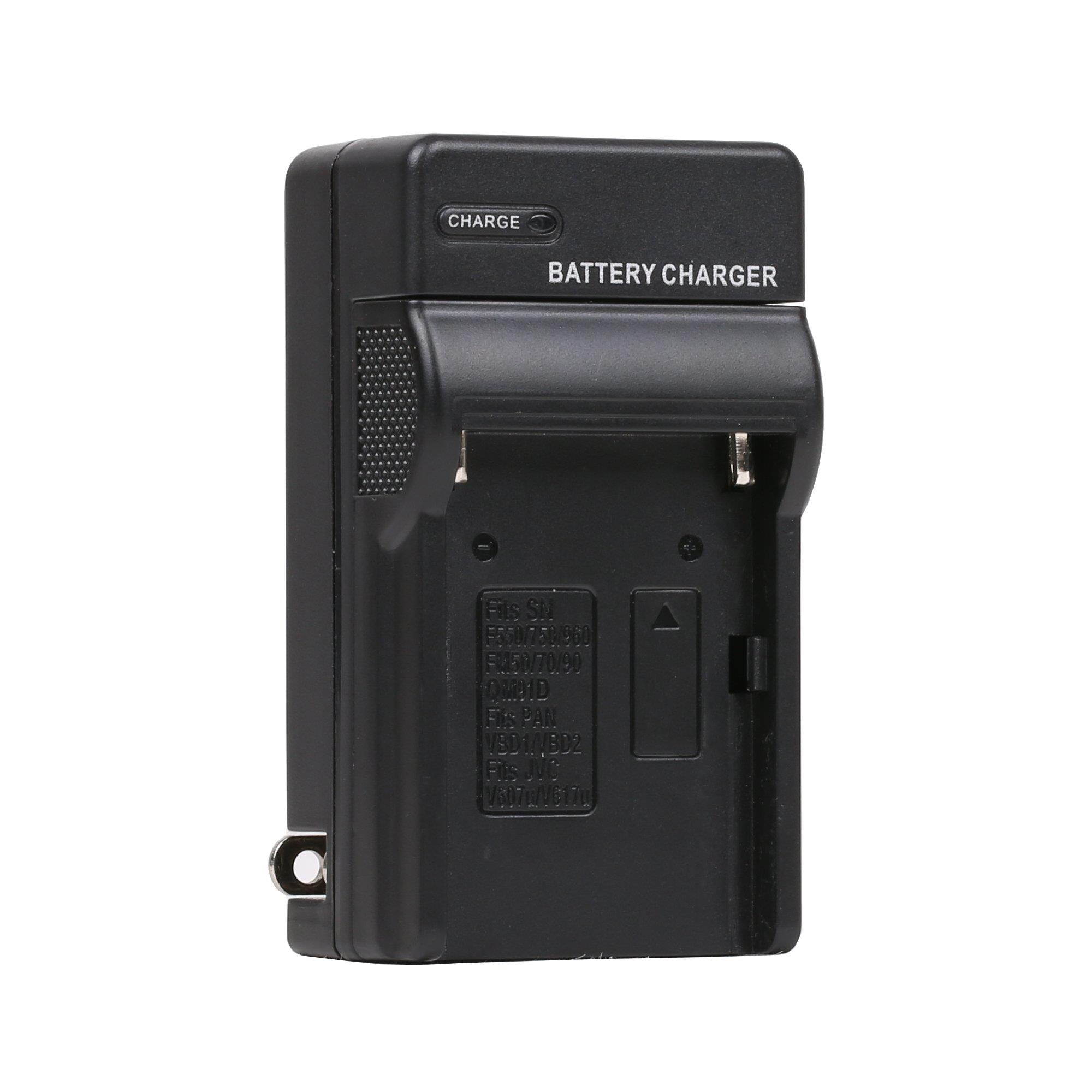 Dracast DRBK1NPF6600 NPF 6600 mAh 1x Battery/ 1x Charger Combo, Black