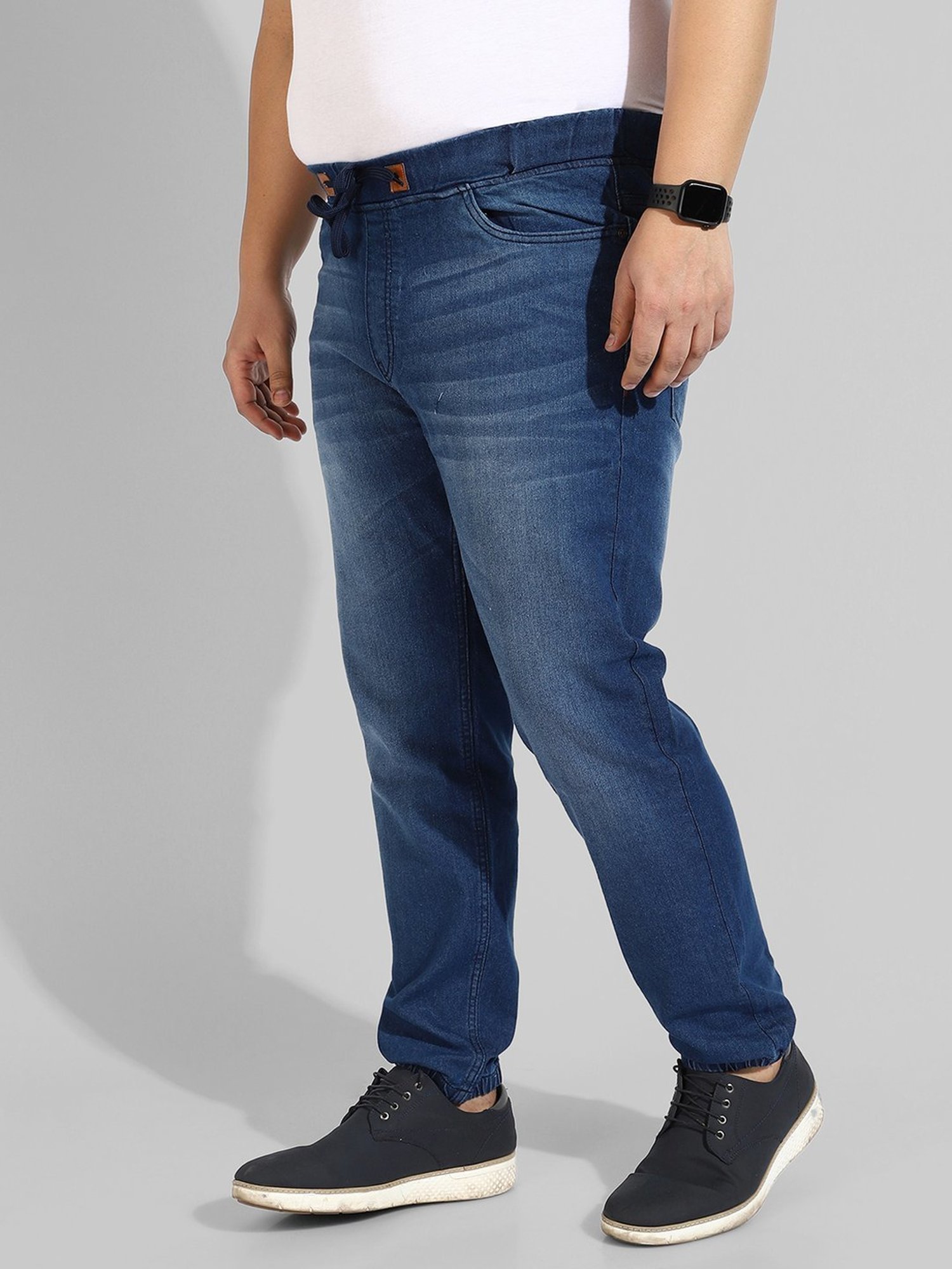 Instafab Plus Blue Regular fit Plus Size Jeans