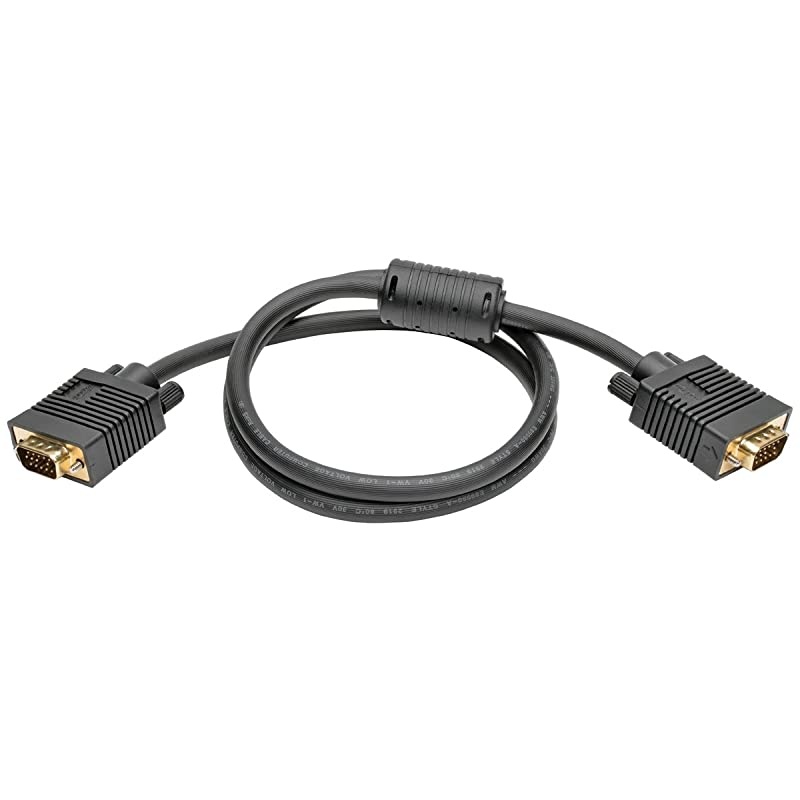 P502003 3ft VGA Monitor Cable High Resolution with RGB Coax HD15 MM 3 P502003