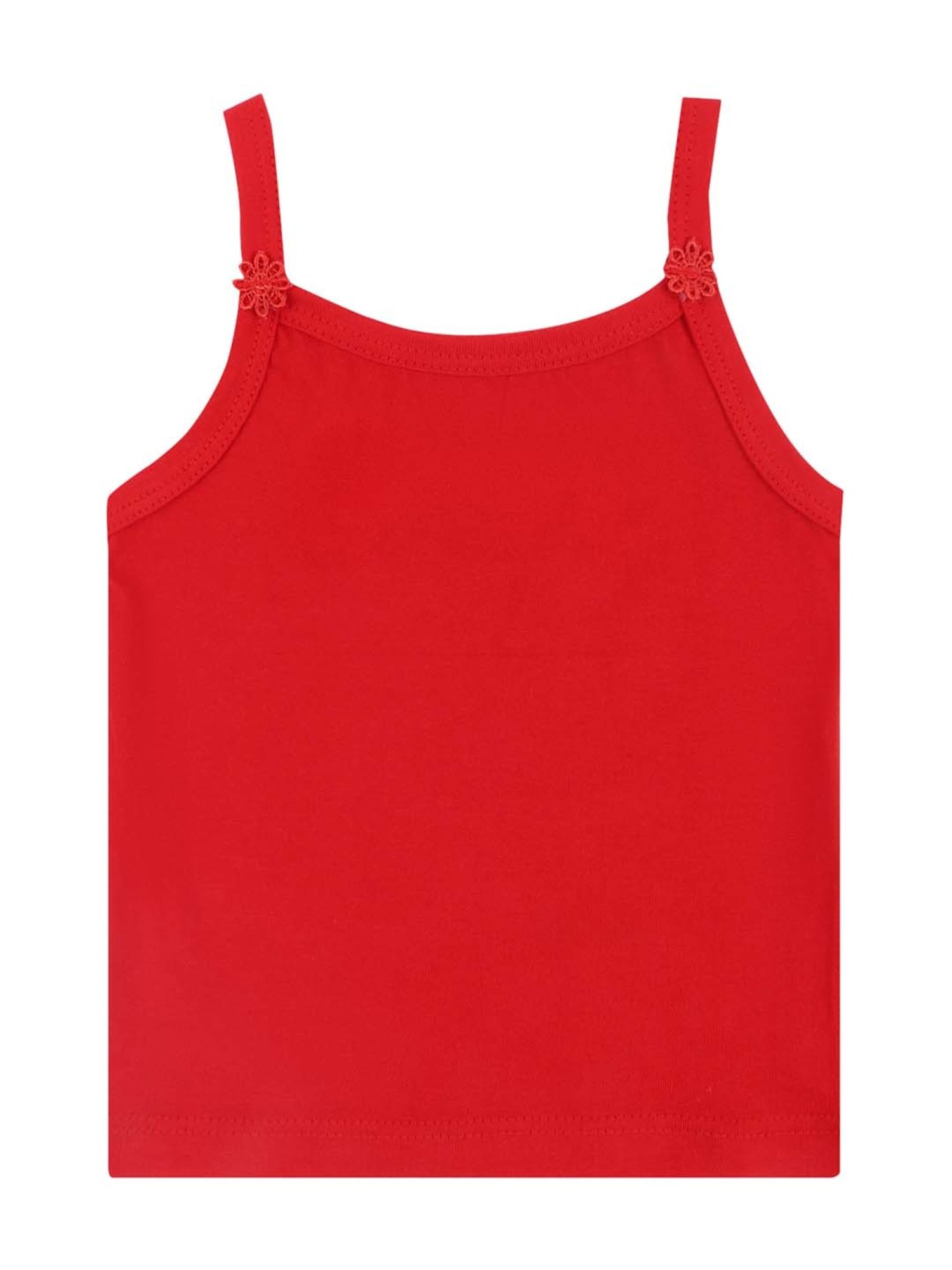 Dyca Kids Multicolor Cotton Solid Vest (Pack of 6)