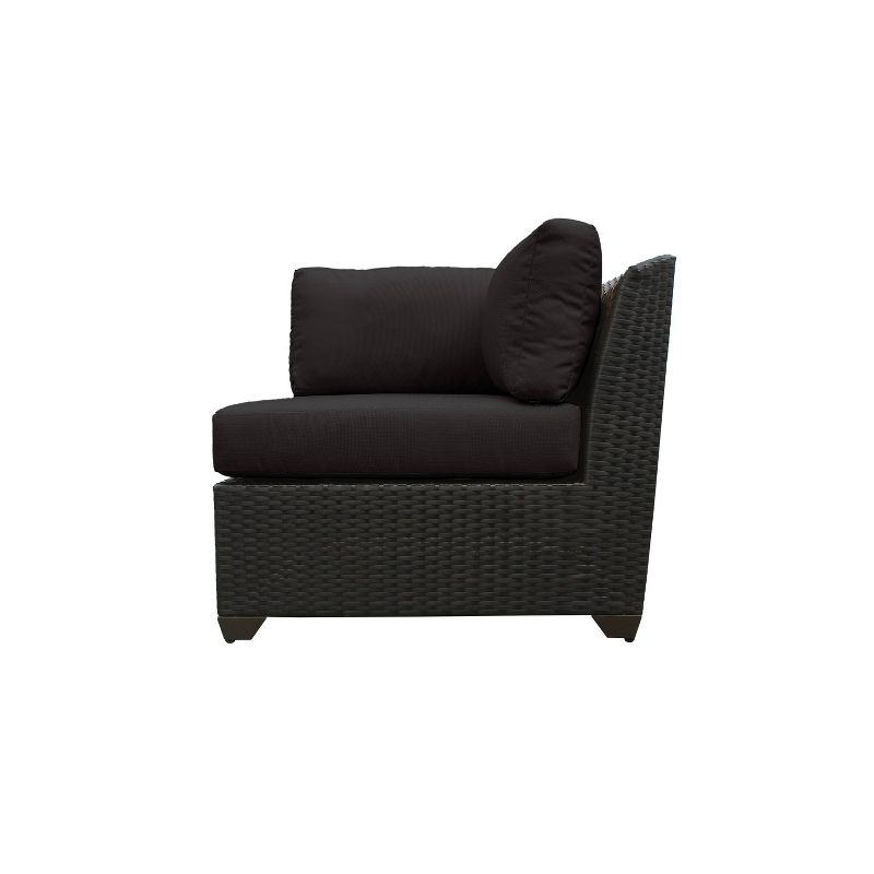 Barbados 14pc Patio Sectional Seating Set with Cushions - Black - TK Classics