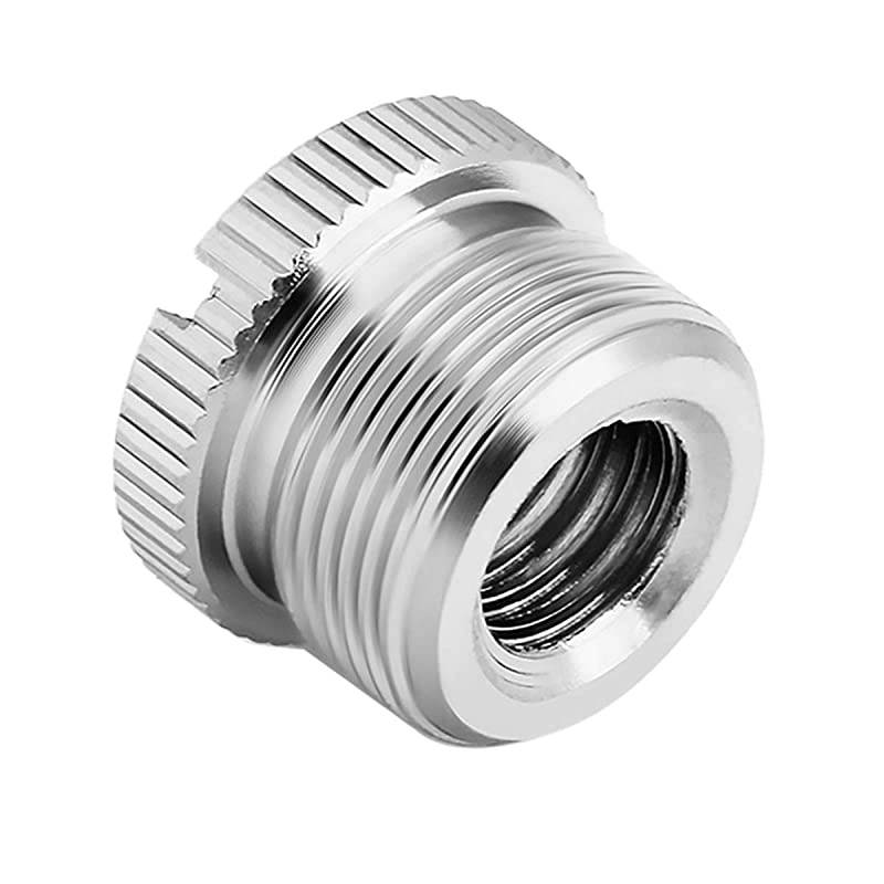 38quot16 Female to 58quot27 Male Screw Thread Adapter for Microphone Stand Mount 2 Pack