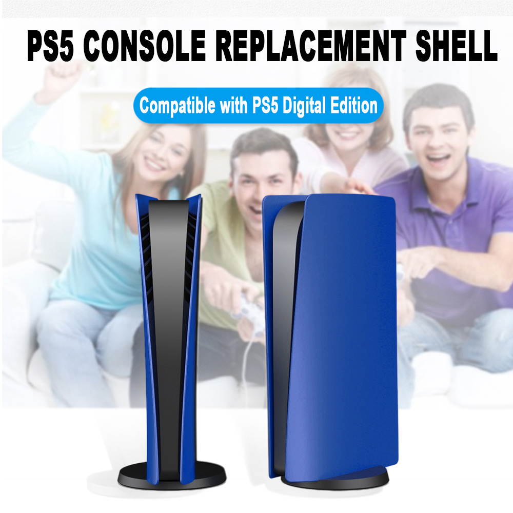 Replacement Cover Shell for PS5 Console, ABS Anti-Scratch Dustproof Protective PS5 Skin Faceplate Skin for Sony Playstation 5 Game Console Digital Edition