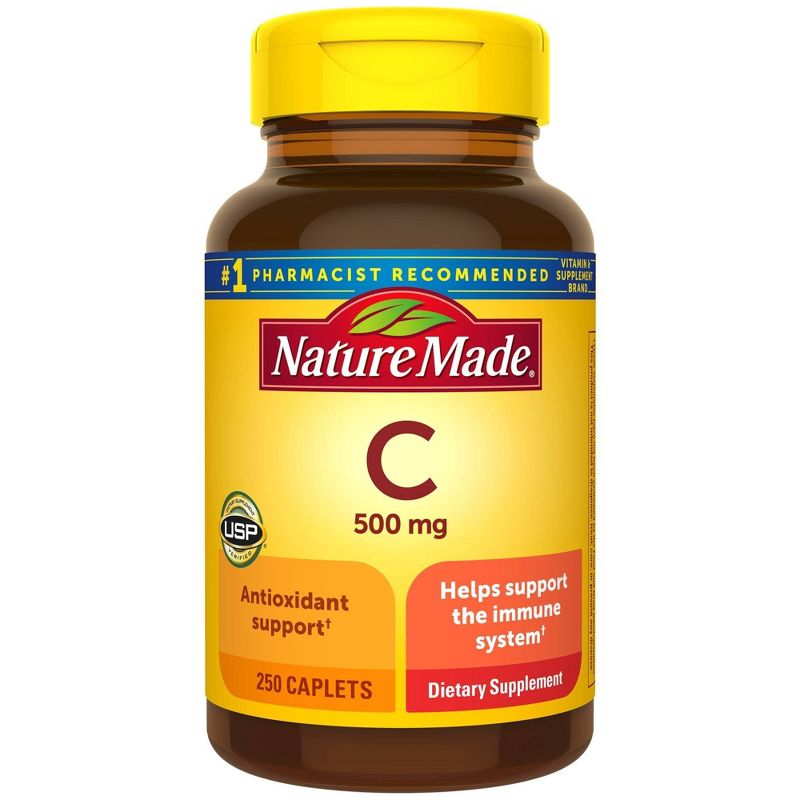 Nature Made Vitamin C 500 mg Caplets - 250ct