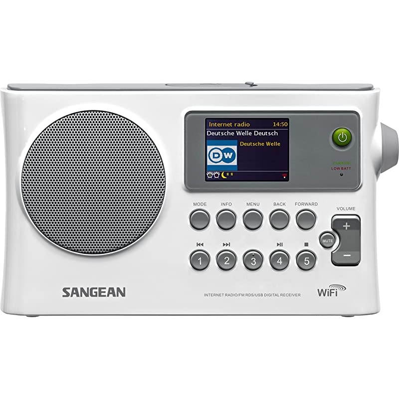 WFR-28 Internet Radio/FM-RBDS/USB/Network Music Player Digital Receiver with Color Display Gray/White