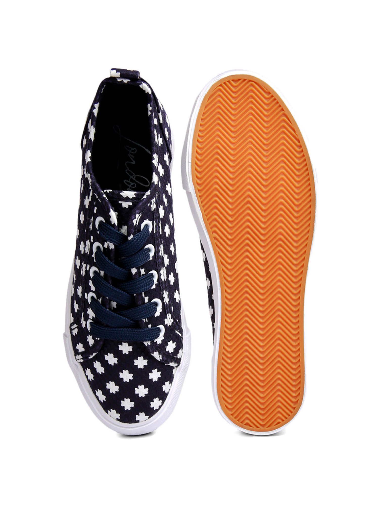 London Rag Women's Glam Doll Blue Sneakers