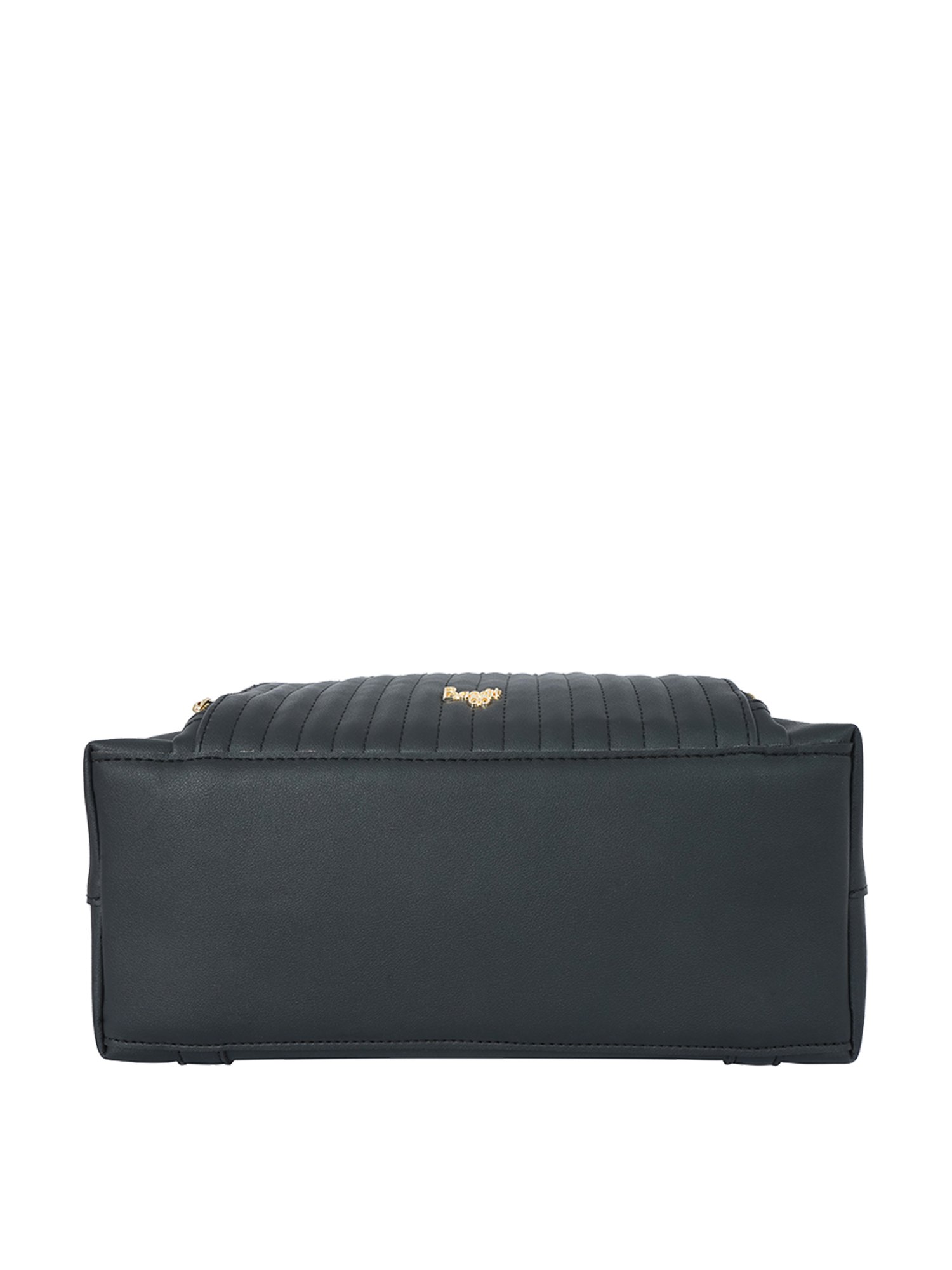 Baggit Black PVC Medium Backpack