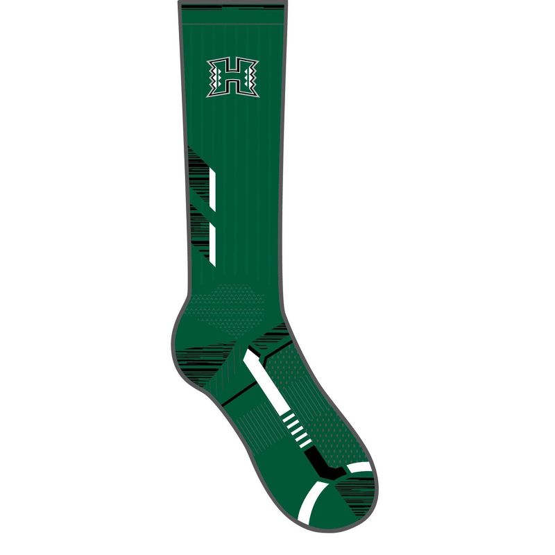 NCAA Hawaii Rainbow Warriors Men's Sweet Victory Crew Socks 10-13