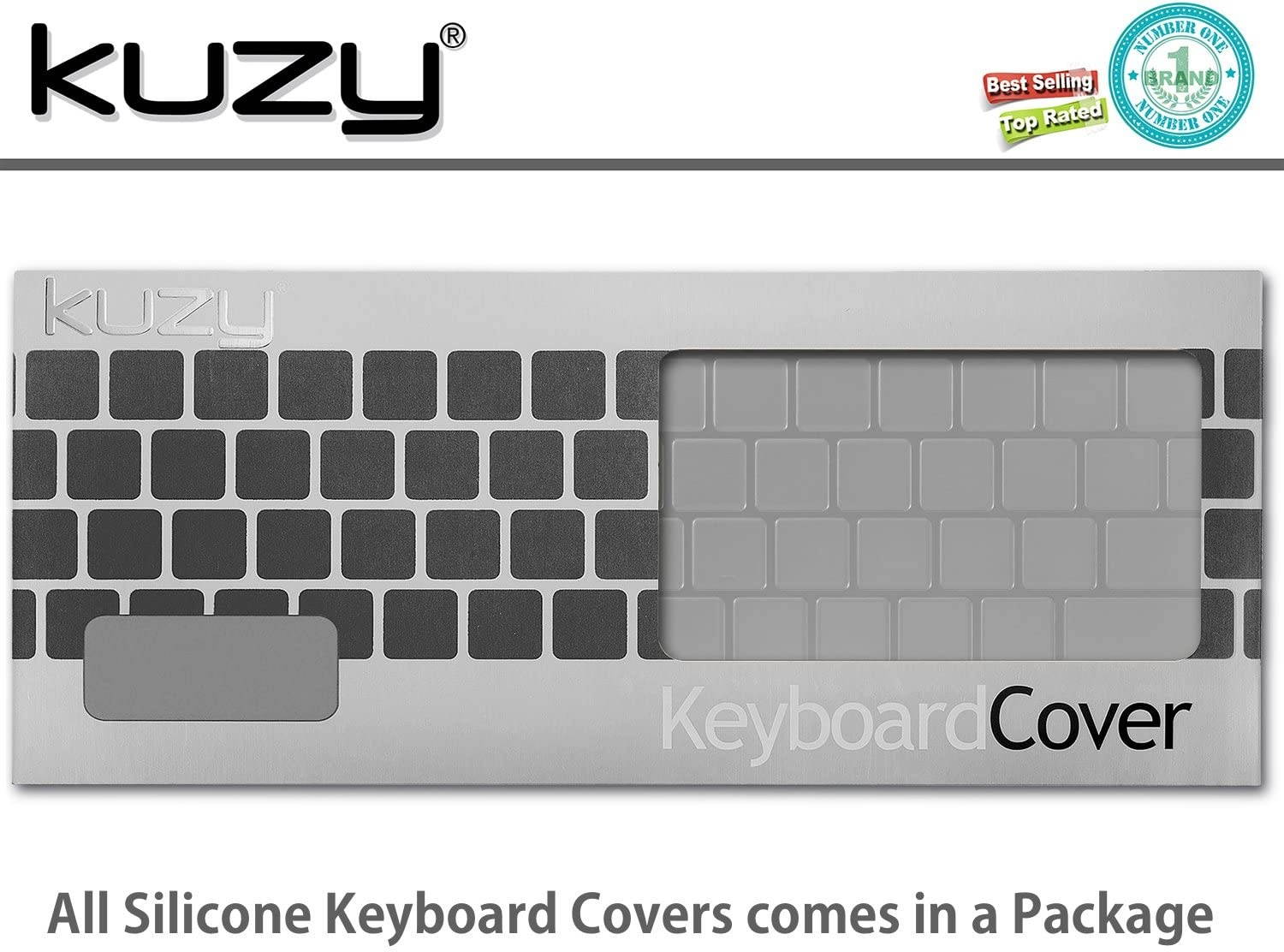 Kuzy - Arabic Keyboard Cover for New MacBook Pro with Touch Bar 13 inch and 15 inch (A2159, A1989, A1990 & A1706, A1707) Release 2019, 2018, 2017, 2016 Silicone Skin - Arabic/English