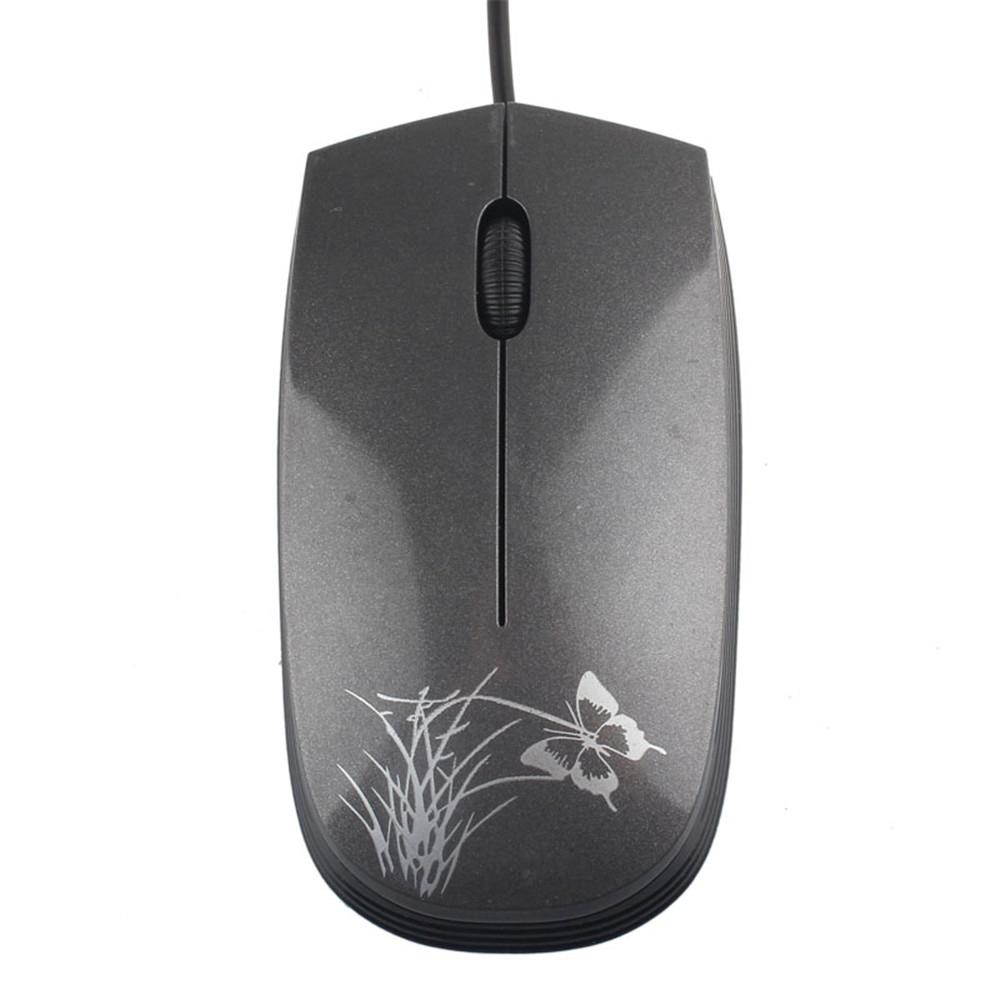 2018 HOT Fashion USB 2.0 Wired Mini Optical LED Mouse For PC and Laptop Computers Gamer Mice For PC Laptop Desktop Drops