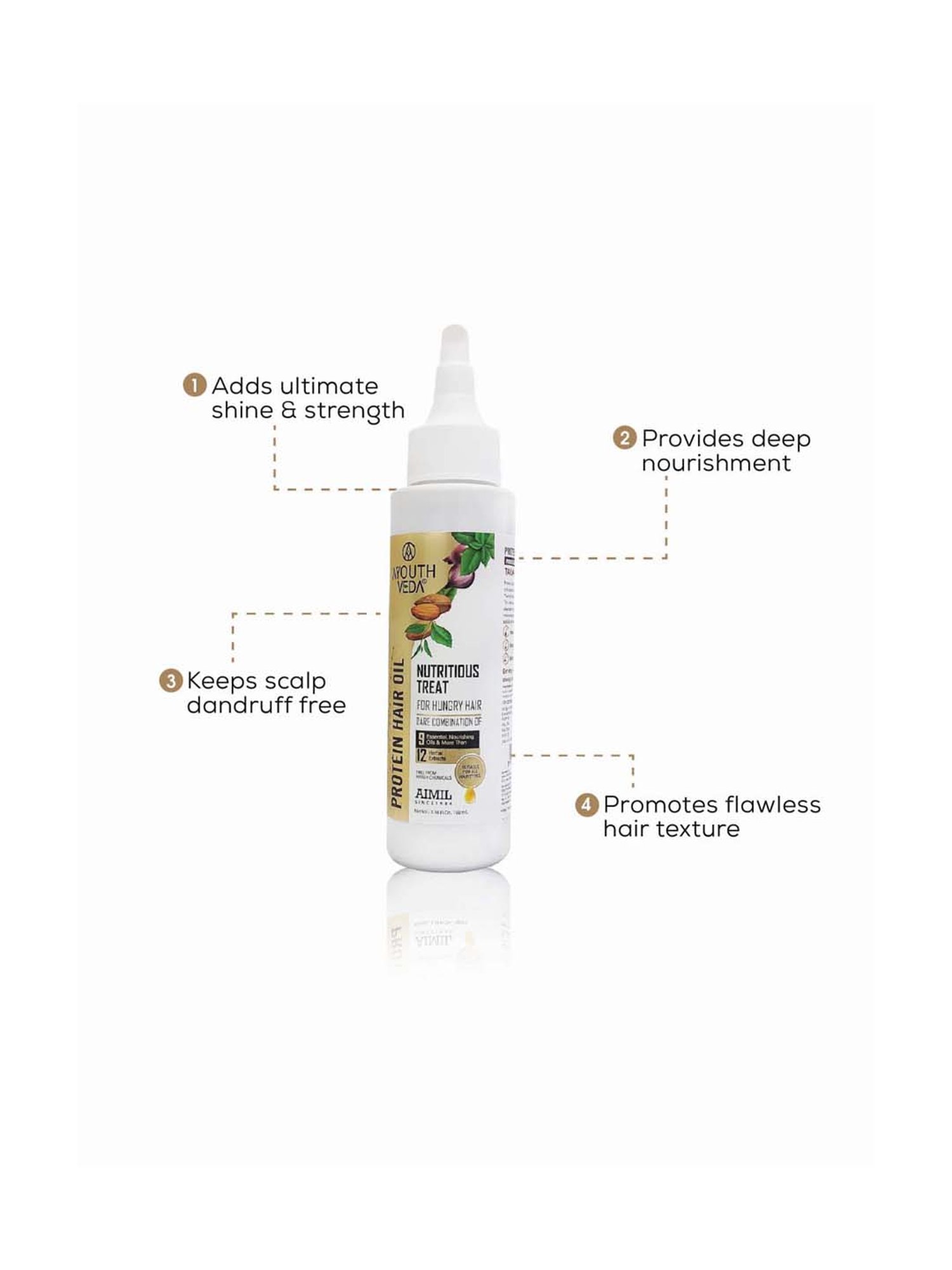 AyouthVeda Protein Hair Oil - 100 ml