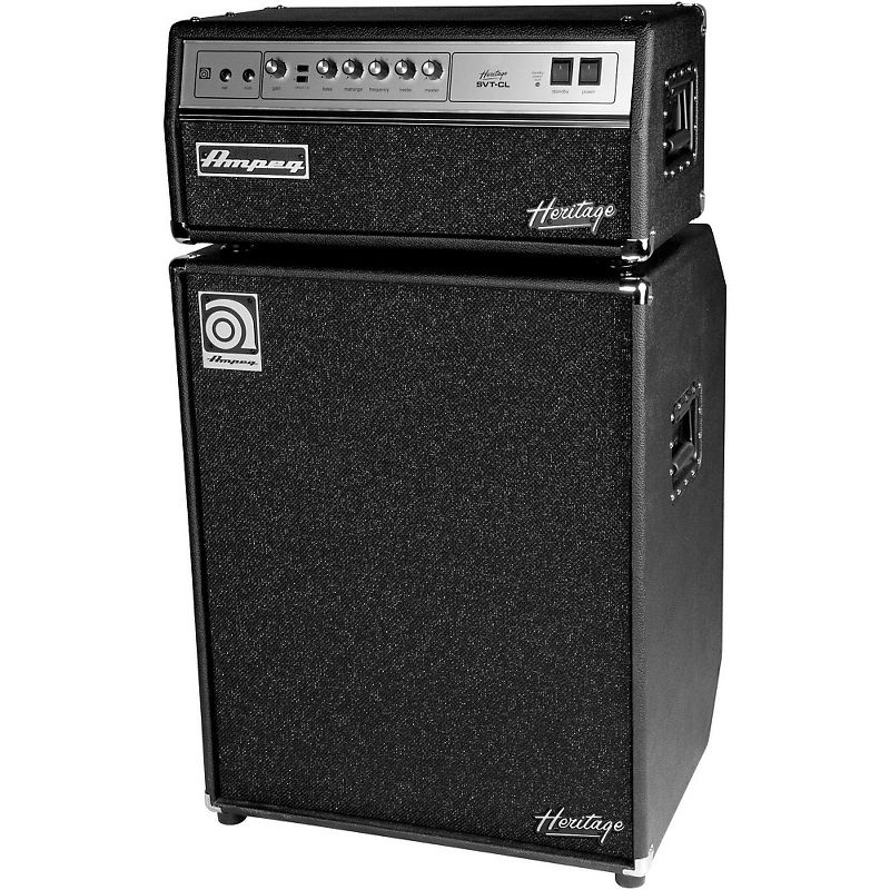 Ampeg Heritage SVT-CL 300W Tube Bass Amp Head&nbsp;with 4x10 500W Bass Speaker Cab