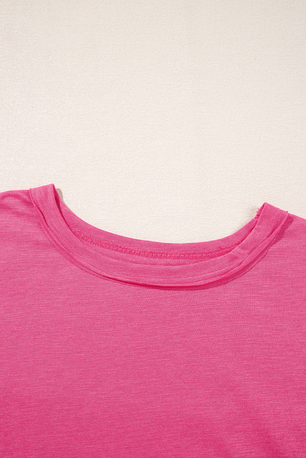 Rose Leopard Print V Neck Plus Size Tee