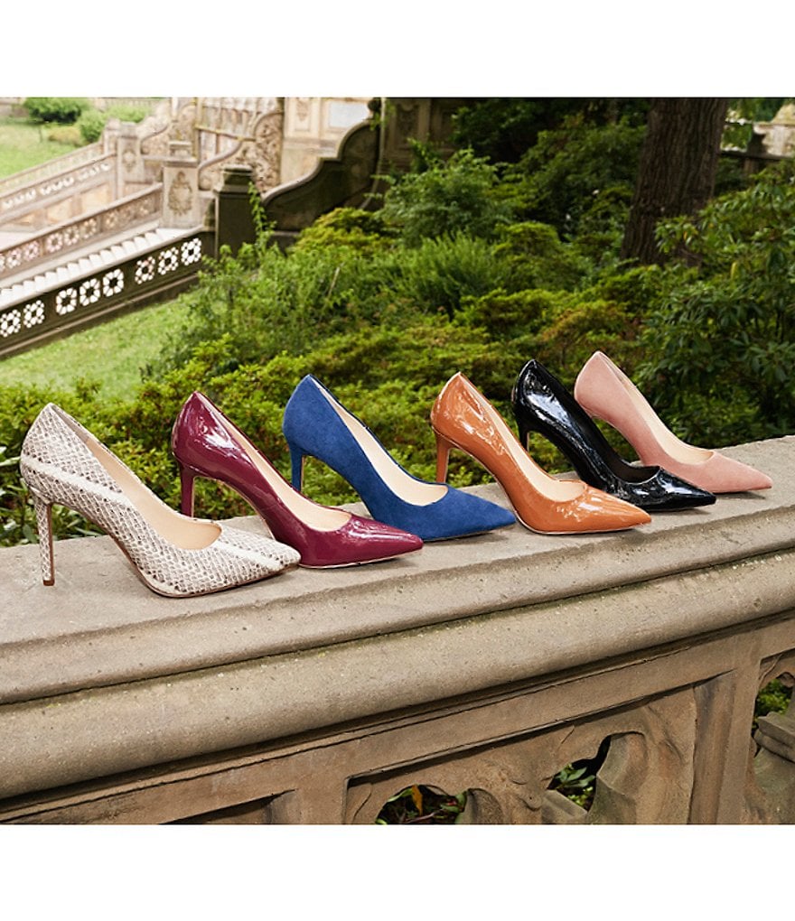 Vince Camuto Savilla Patent Leather Pointed Toe Pumps