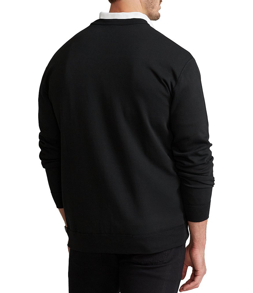 Cutter & Buck Big & Tall Traverse Stripe Performance Stretch Half-Zip Pullover