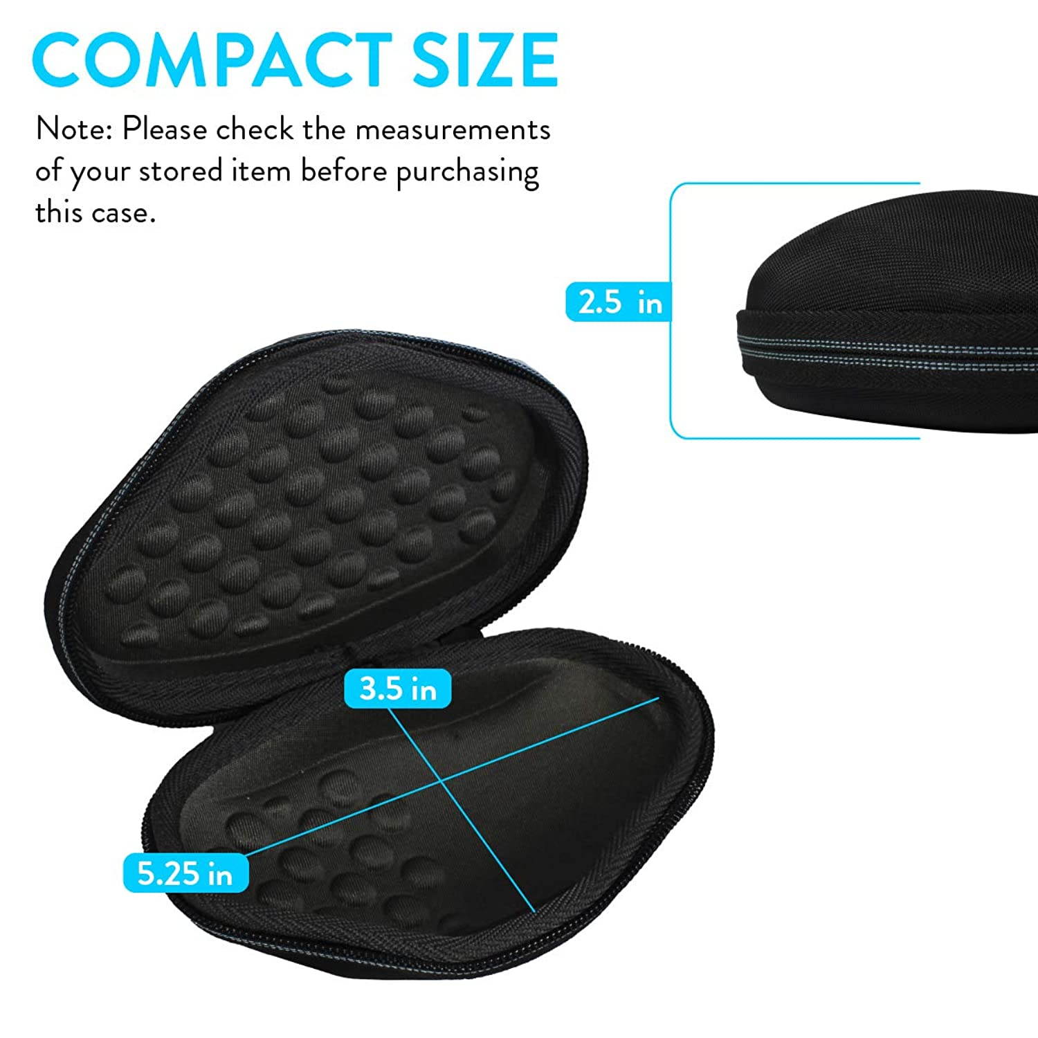 TUDIA EVA Case Compatible with Logitech G602 Lag-Free Wireless Gaming Mouse, Hard Travel Shockproof Storage Case for Gaming Mouse