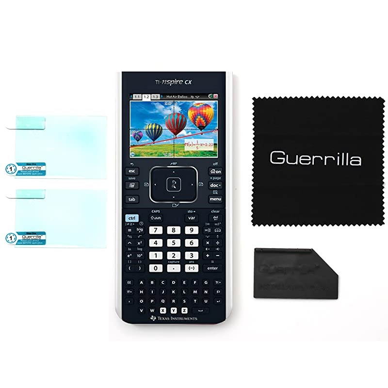 Military Grade Screen Protector 2Pack For TI Nspire CX CX CAS CX II and CX CAS II Graphing Calculator