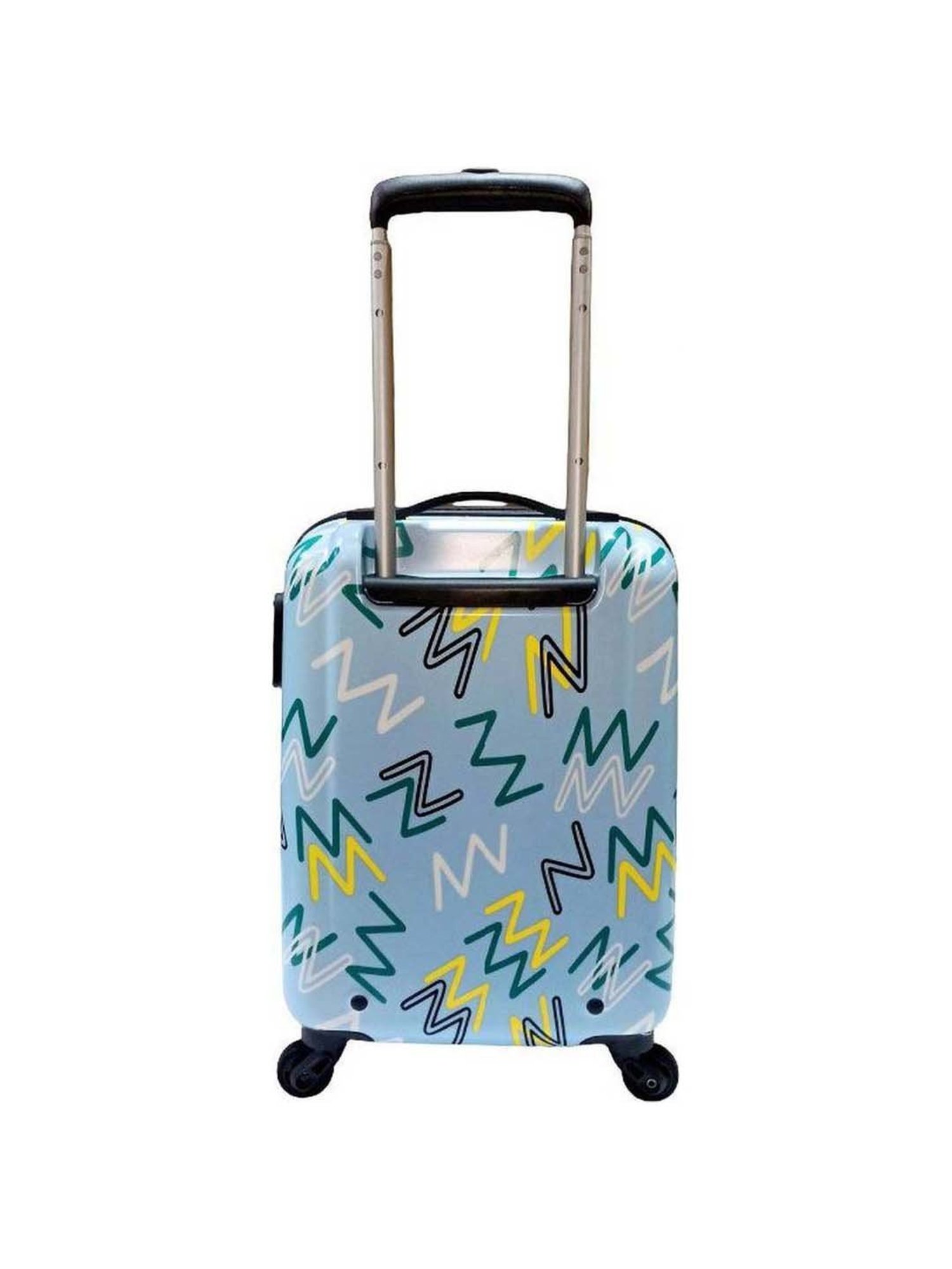 Skybags Ares Blue Printed Hard Small Trolley Bag - 35 cm