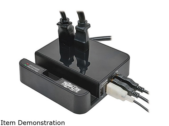 Uninex PS102 RF Remote Control Power Managed 6-Outlet Energy Controlled Surge Protector, Eliminates Standby Idle Electricity Usage, 6-Foot