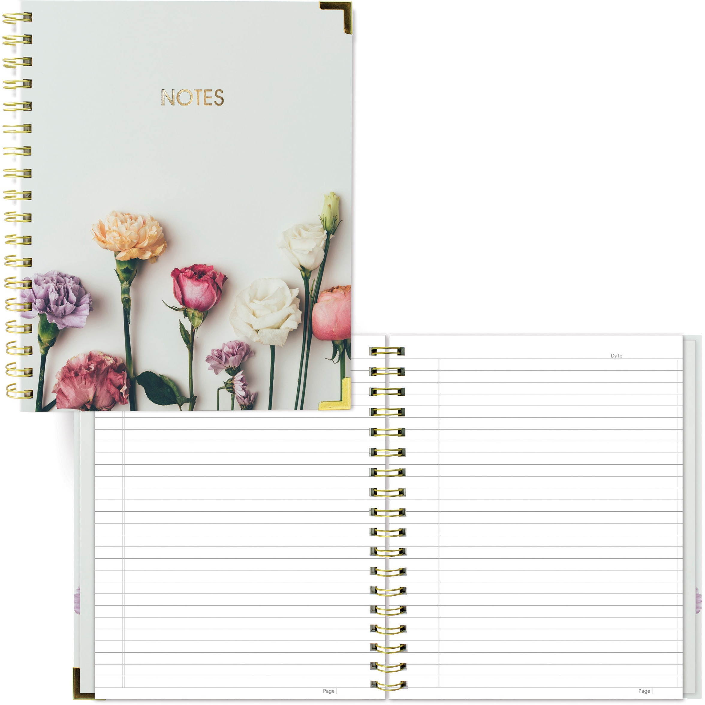 Rediform Blueline Rose Design Romantic Notebook