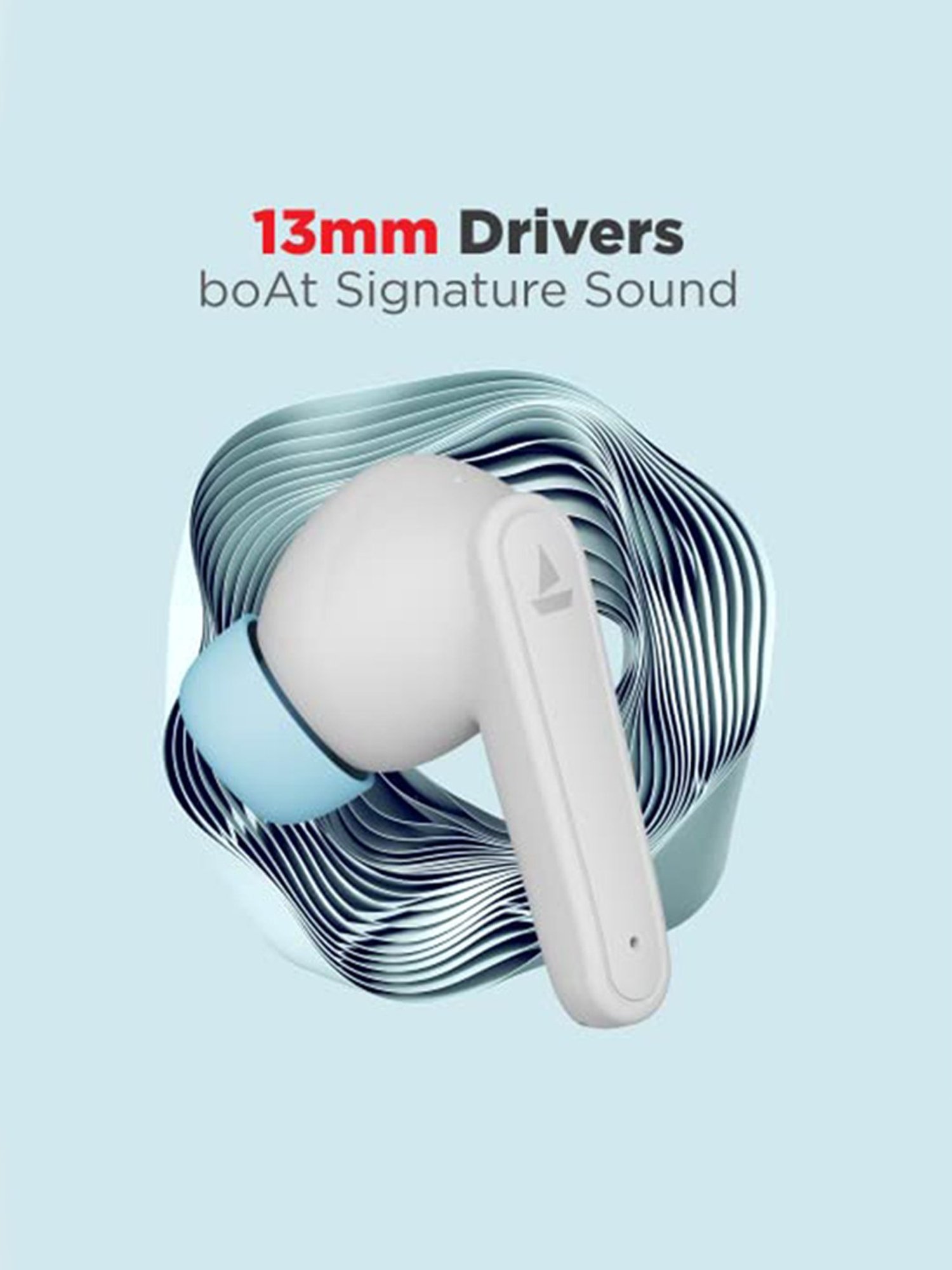 Boat Airdopes 113 TWS Earbuds with 24H Playtime (Pearl White)