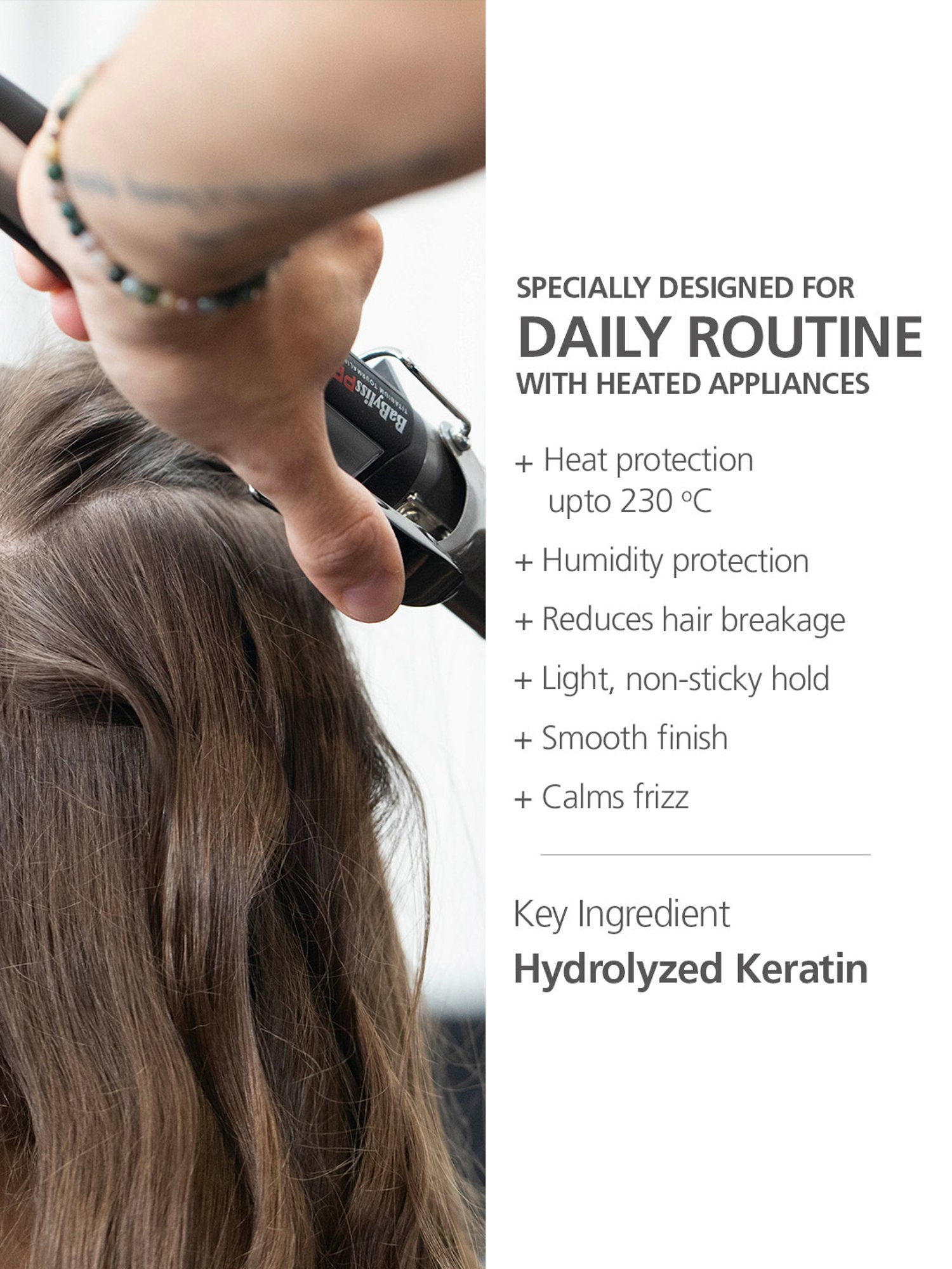 Schwarzkopf Professional Osis+ Smooth & Shine Flatliner + Heat Protection Spray - 200 ml