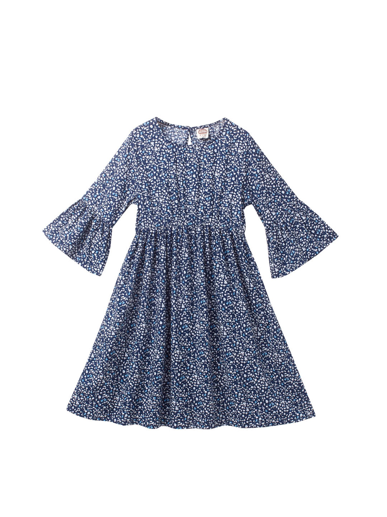 Cub McPaws Navy Floral Dress